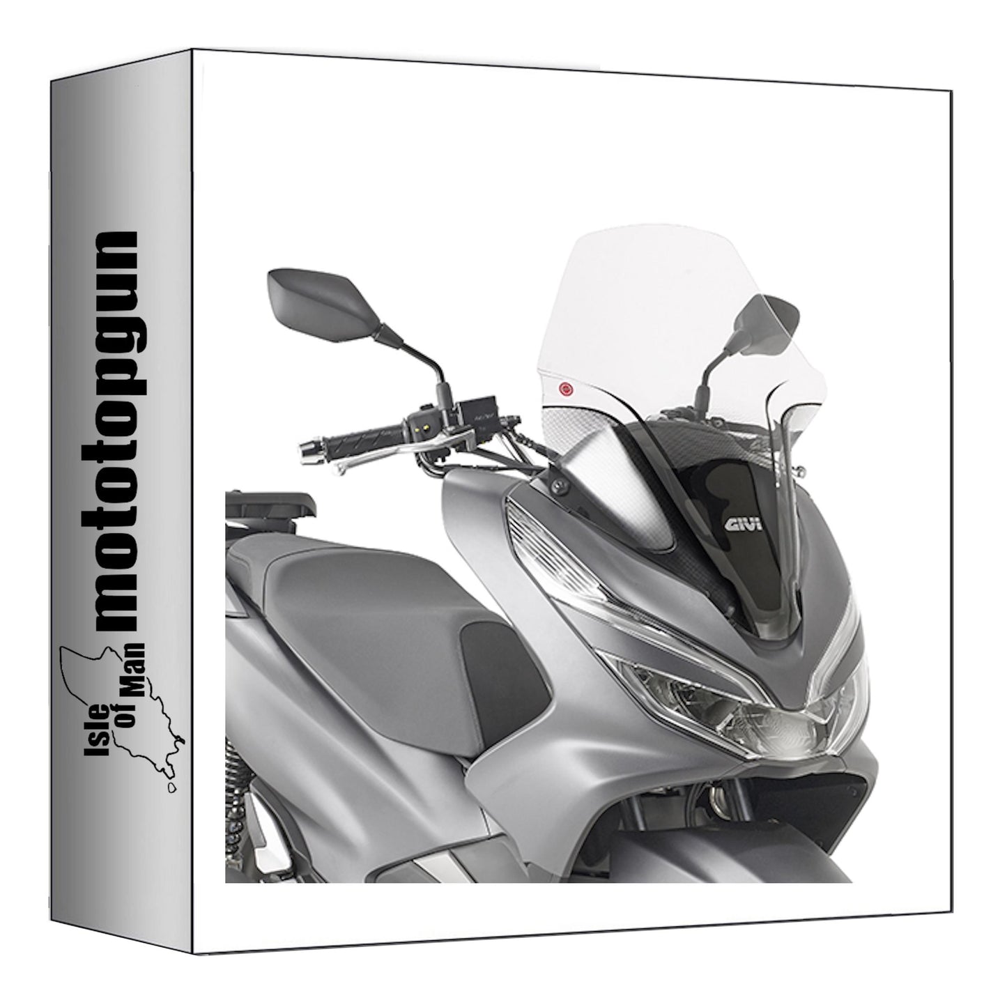 GIVI PARABREZZA TRASPARENTE 1129DT + ATACCO COMPATIBILE CON HONDA PCX 125 18/20