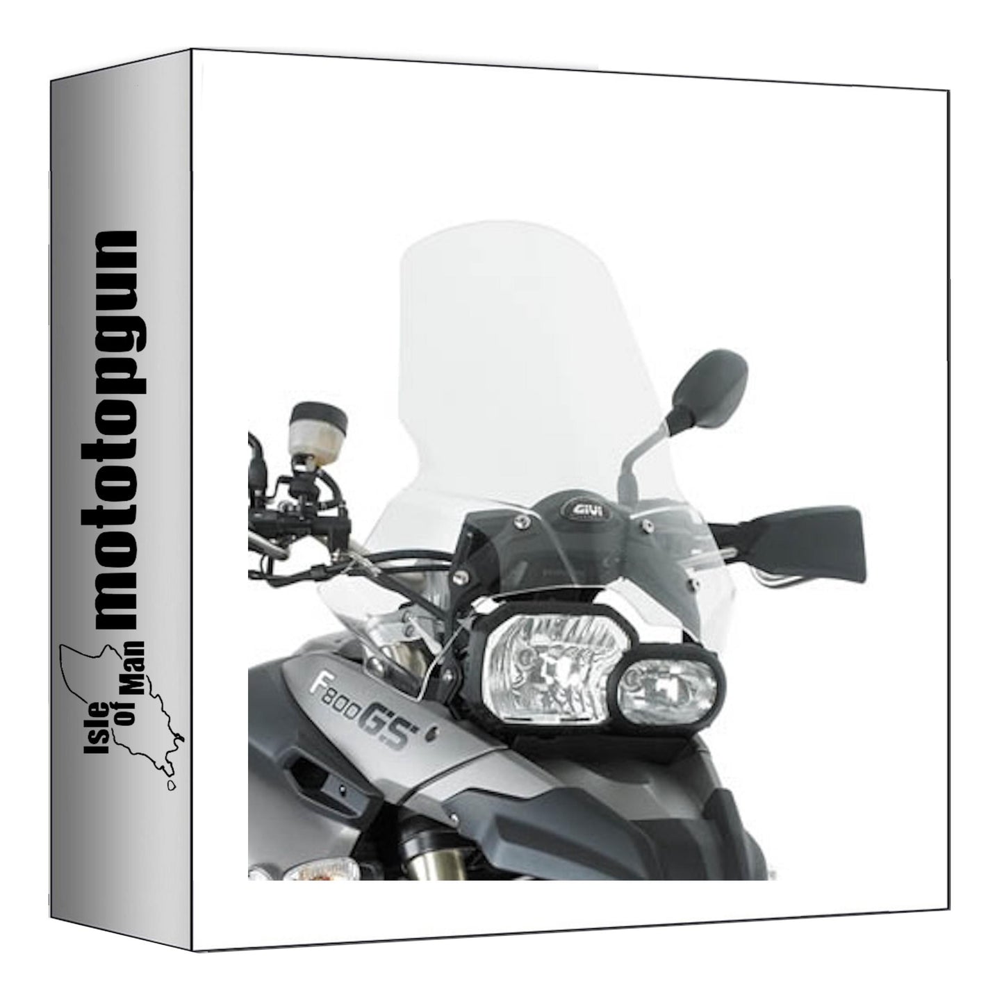 GIVI CUPOLINO TRASPARENTE 333DT + ATACCO COMPATIBILE CON BMW F 650 GS 08/17