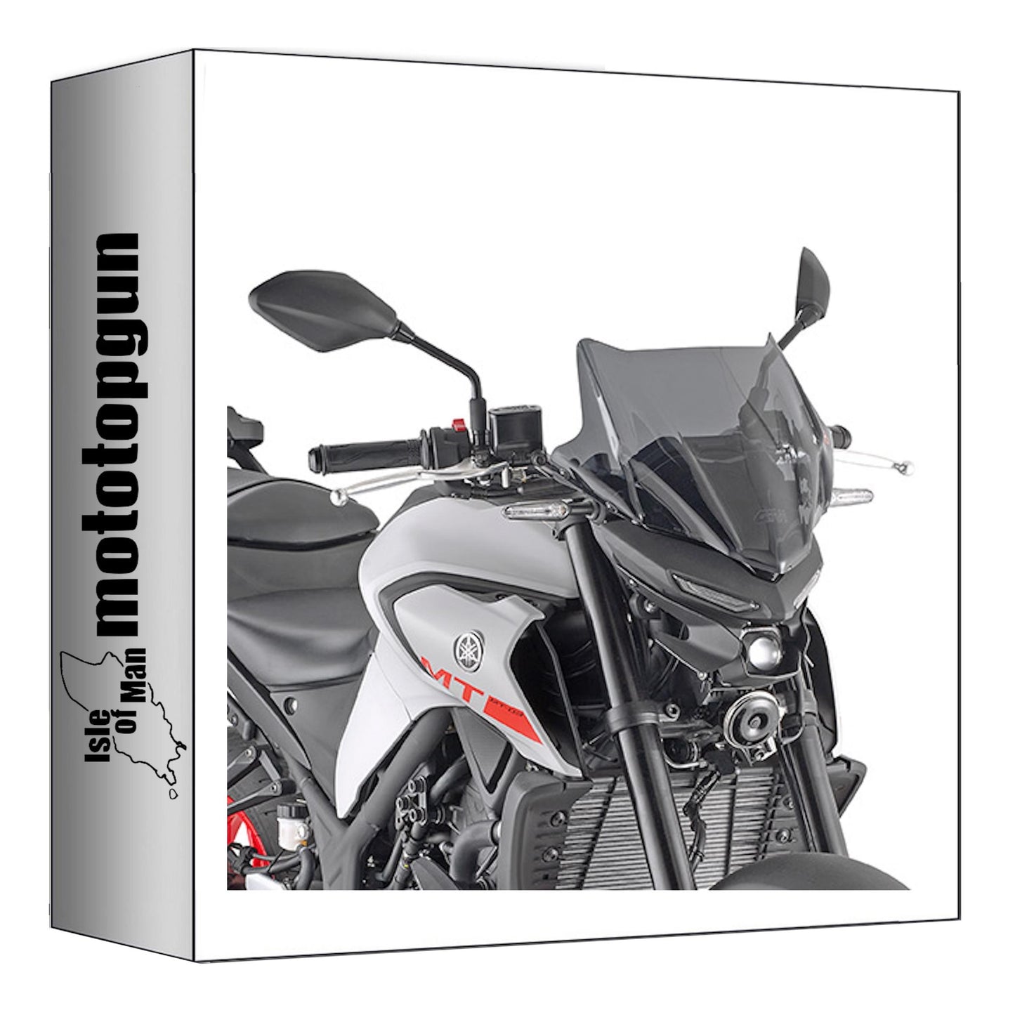 GIVI CUPOLINO FUMÉ 4128S + ATACCO COMPATIBILE CON KAWASAKI Z 650 20/24