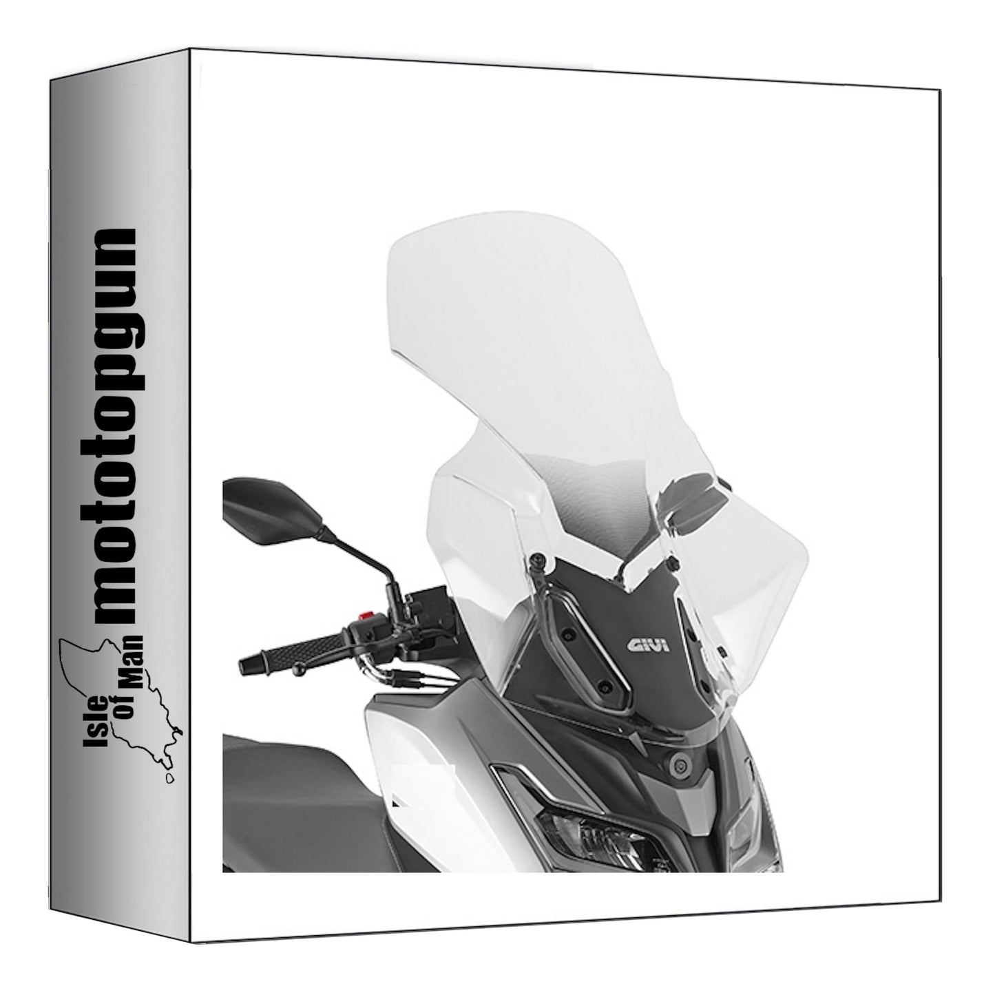 GIVI PARABREZZA TRASPARENTE 9259DT + ATACCO COMPATIBILE CON VOGE SR1 125 23/24