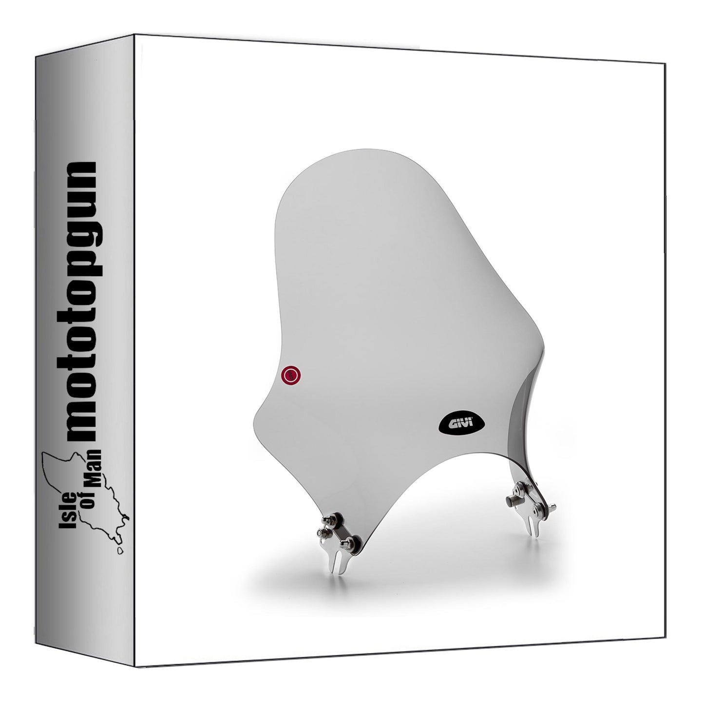 GIVI CUPOLINO UNIVERSALE FUMÉ A210 + ATACCO COMPATIBILE CON BENELLI IMPERIALE 400 20/24