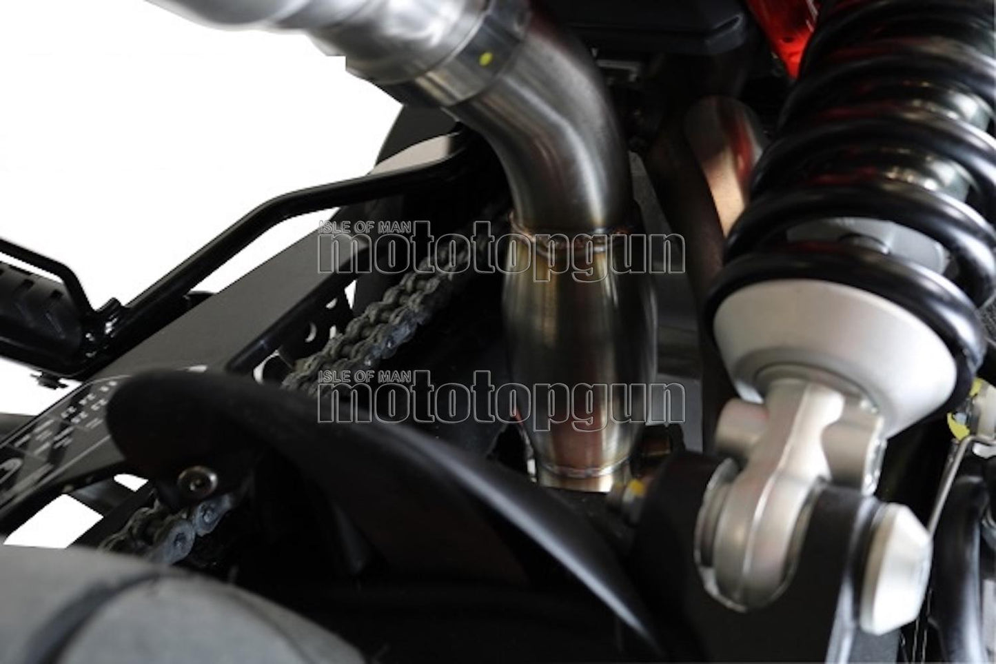 COLLETTORE GPR OPEN ACCIAIO , A.50.DEC COMPATIBILE CON APRILIA DORSODURO 750 08/16