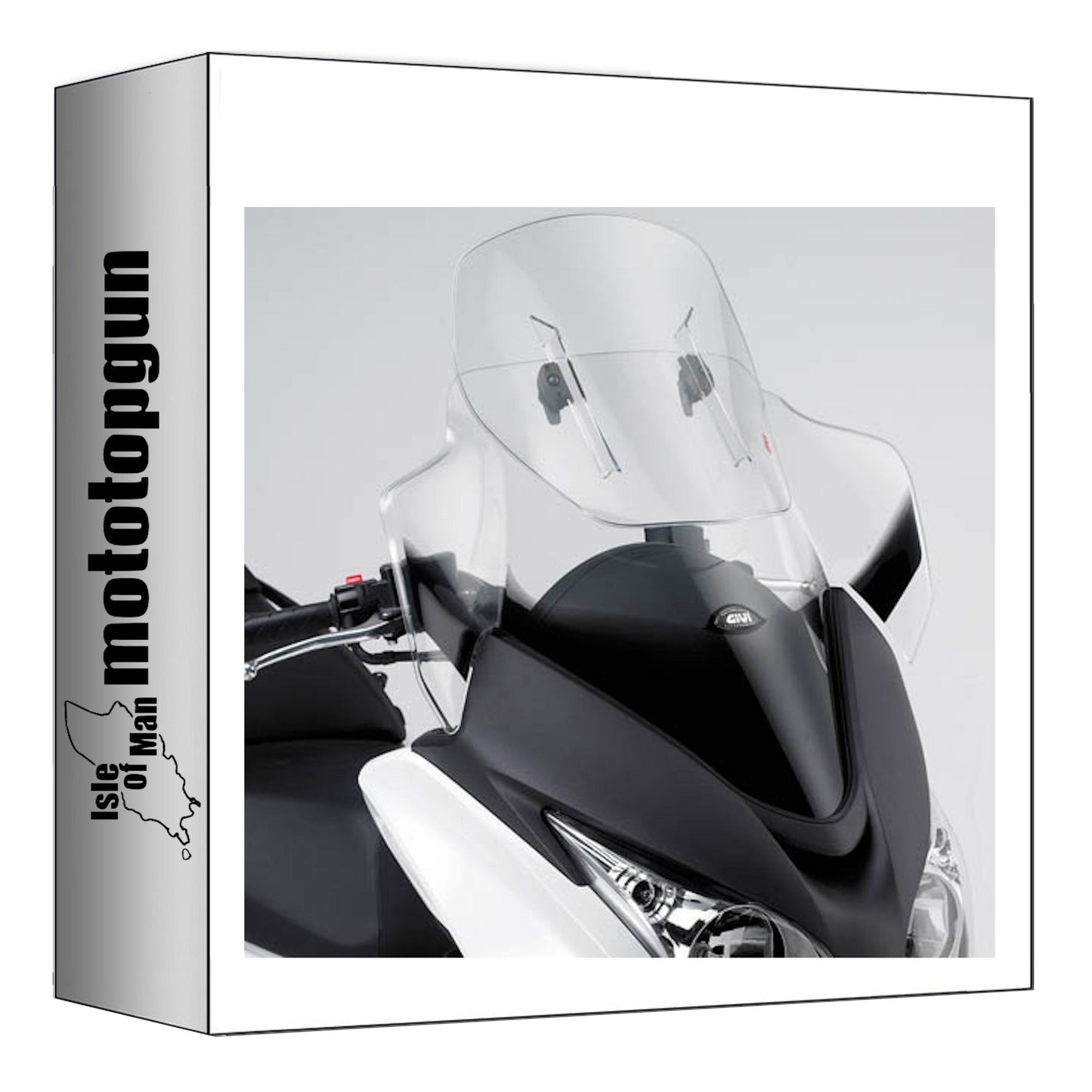 GIVI PARABREZZA SCORREVOLE AIRFLOW TRASPARENTE AF318B COMPATIBILE CON HONDA SW-T 400-600 09/17