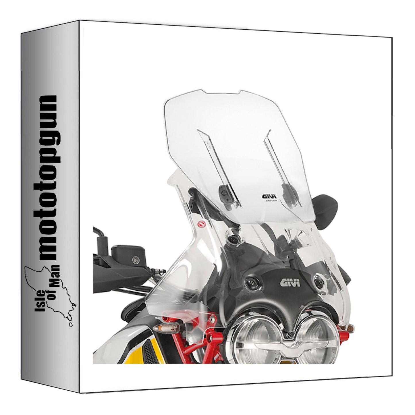 GIVI CUPOLINO SCORREVOLE AIRFLOW TRASPARENTE AF8203B COMPATIBILE CON MOTO GUZZI V85 TT 19/23