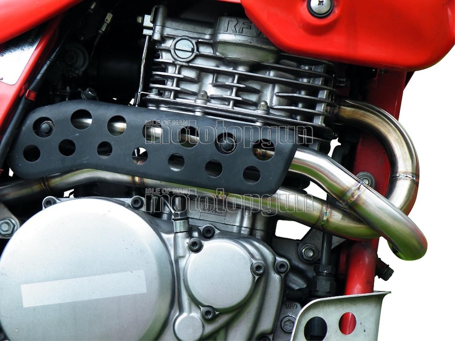 COLLETTORE GPR OPEN ACCIAIO , CO.H.45.DEC COMPATIBILE CON HONDA AFRICA TWIN XRV 750 RD07 93/03