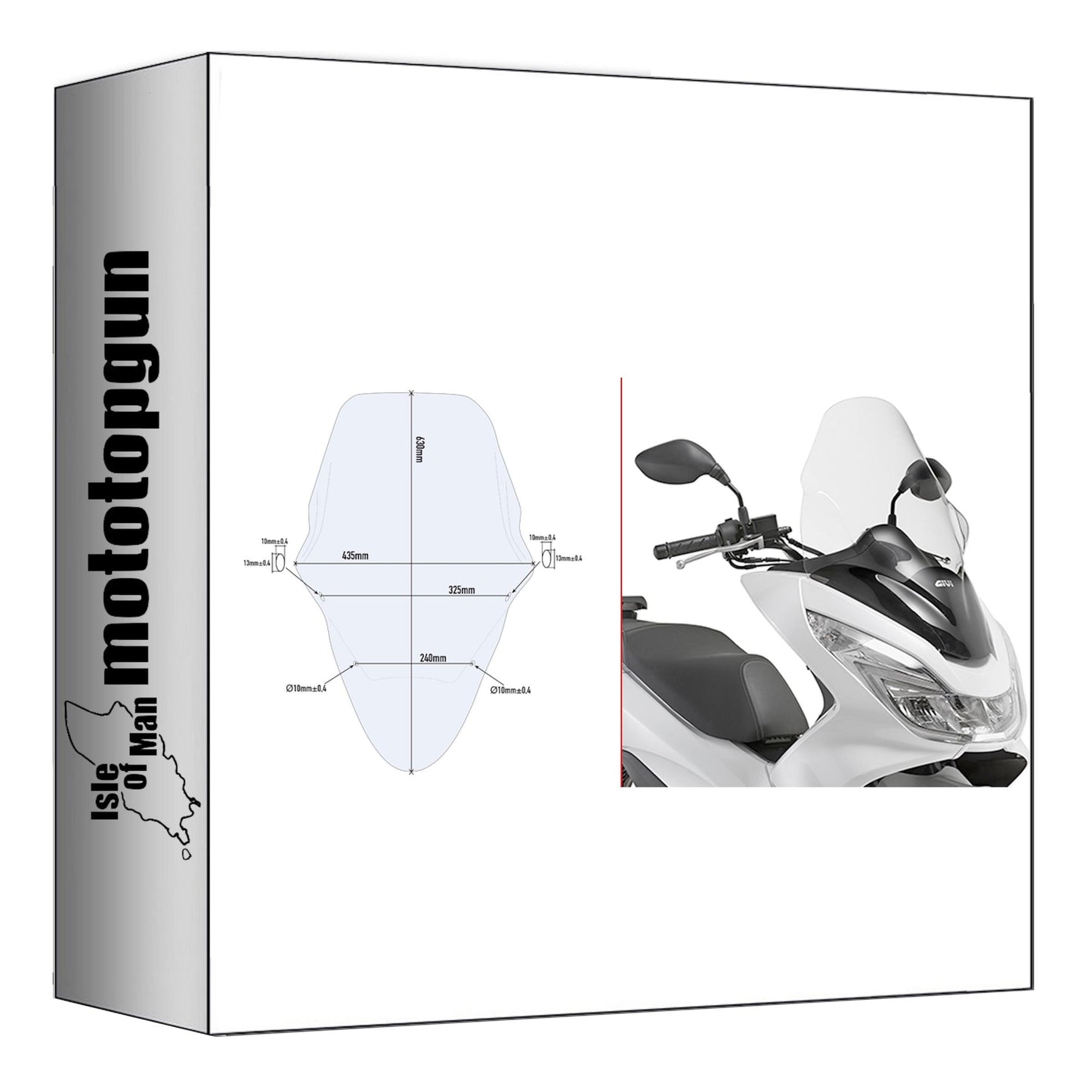 GIVI CUPOLINO TRASPARENTE D1136ST COMPATIBILE CON HONDA PCX 125-150 14/17