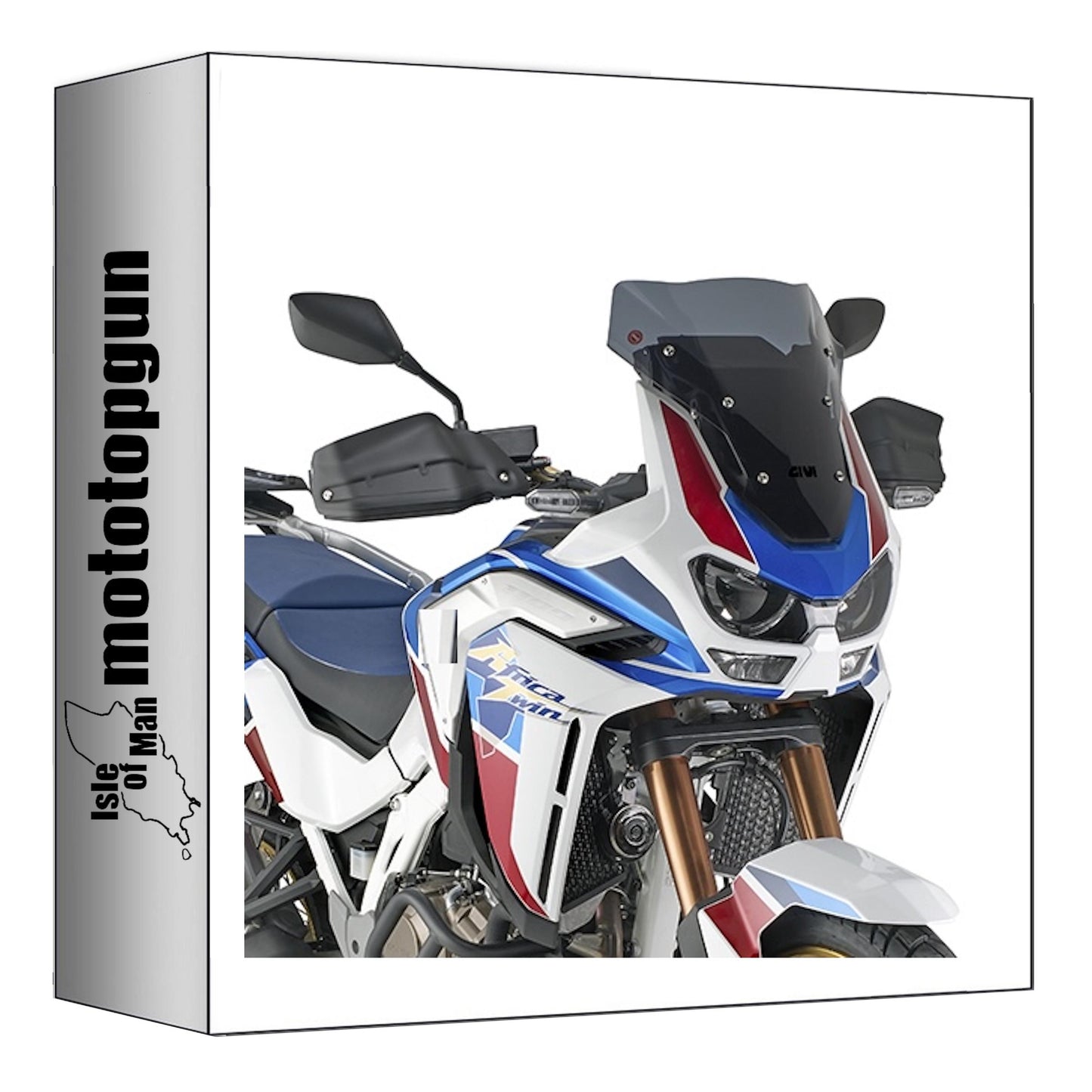 GIVI CUPOLINO BASSO SPORTIVO FUMÉ D1178B COMPATIBILE CON HONDA CRF 1100 L AFRICA TWIN ADVENTURE SPORTS 20/23