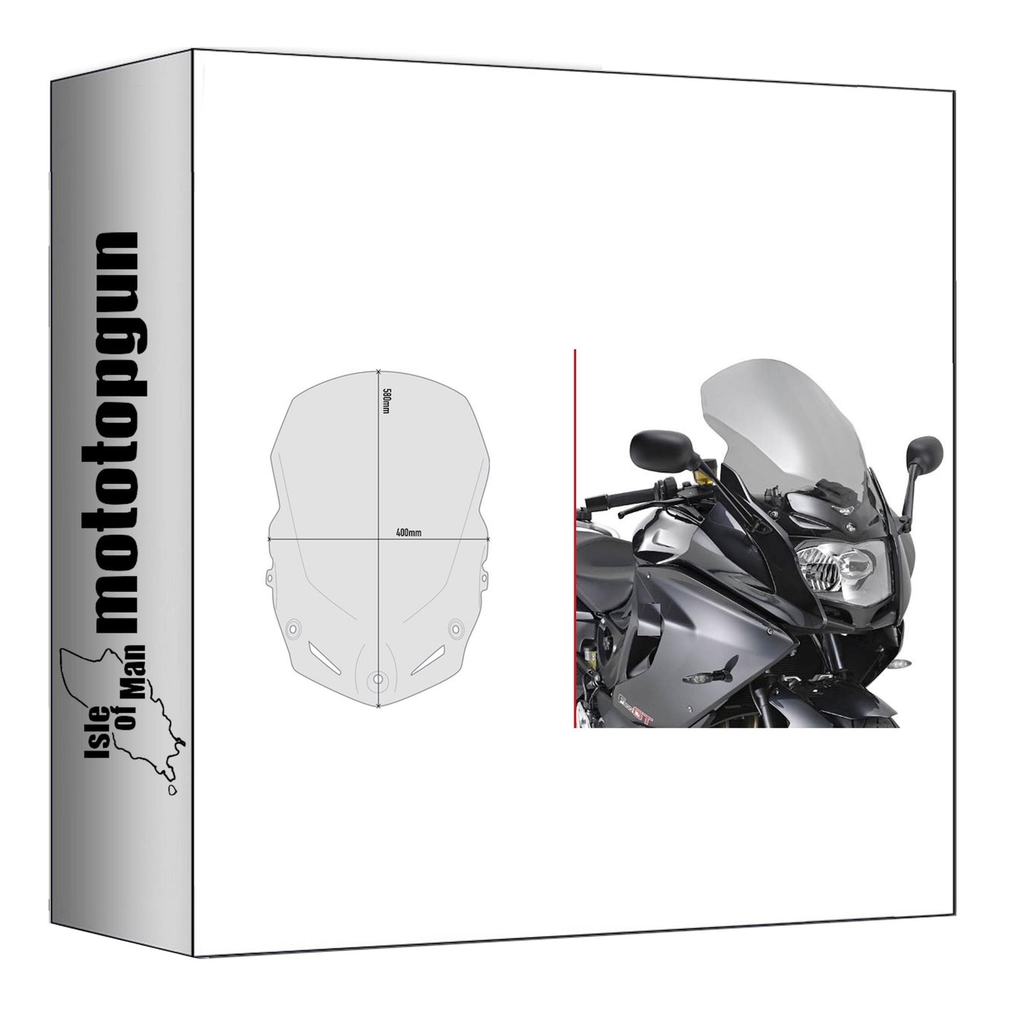 GIVI CUPOLINO FUMÉ D5109S COMPATIBILE CON BMW F 800 GT 13/19