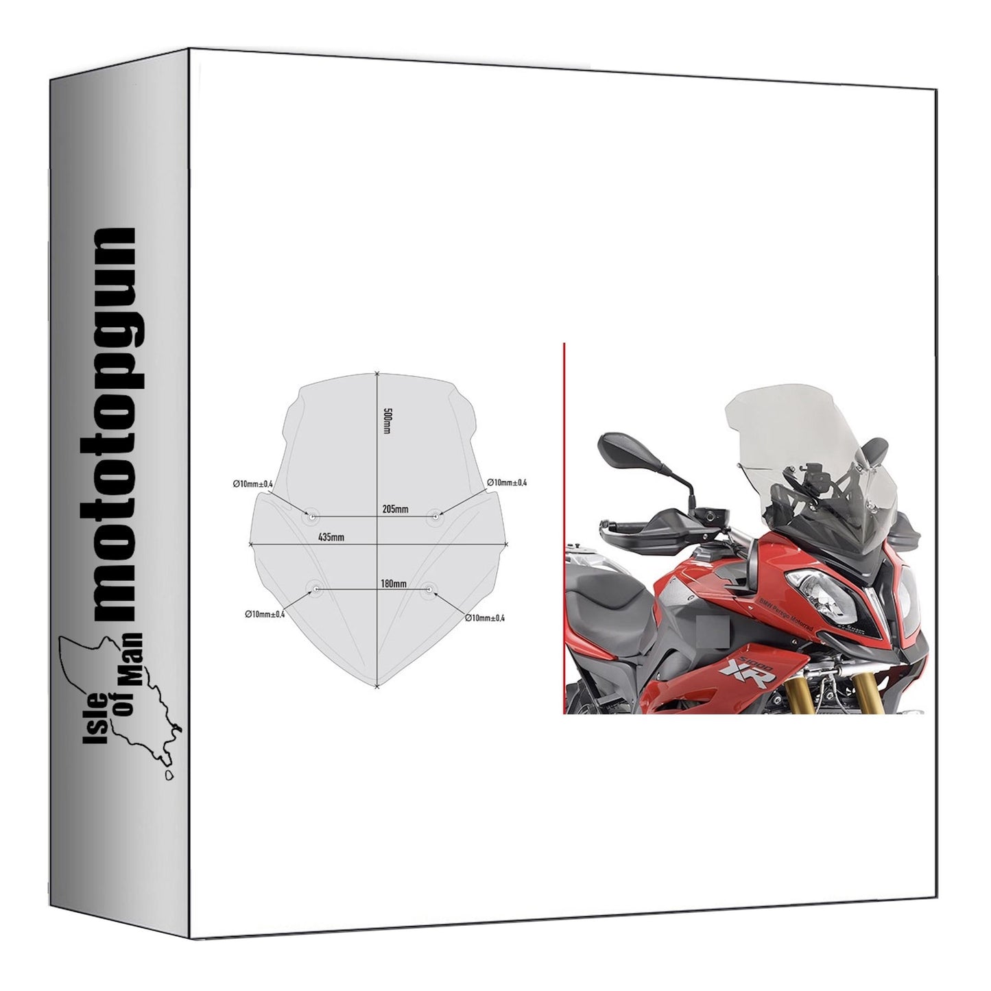 GIVI CUPOLINO FUMÉ D5119S COMPATIBILE CON BMW S 1000 XR 15/19