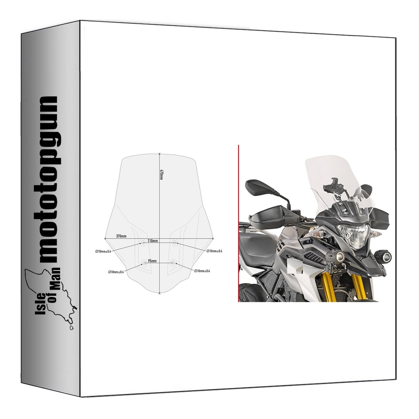 GIVI CUPOLINO TRASPARENTE D5126ST COMPATIBILE CON BMW G 310 GS 17/24
