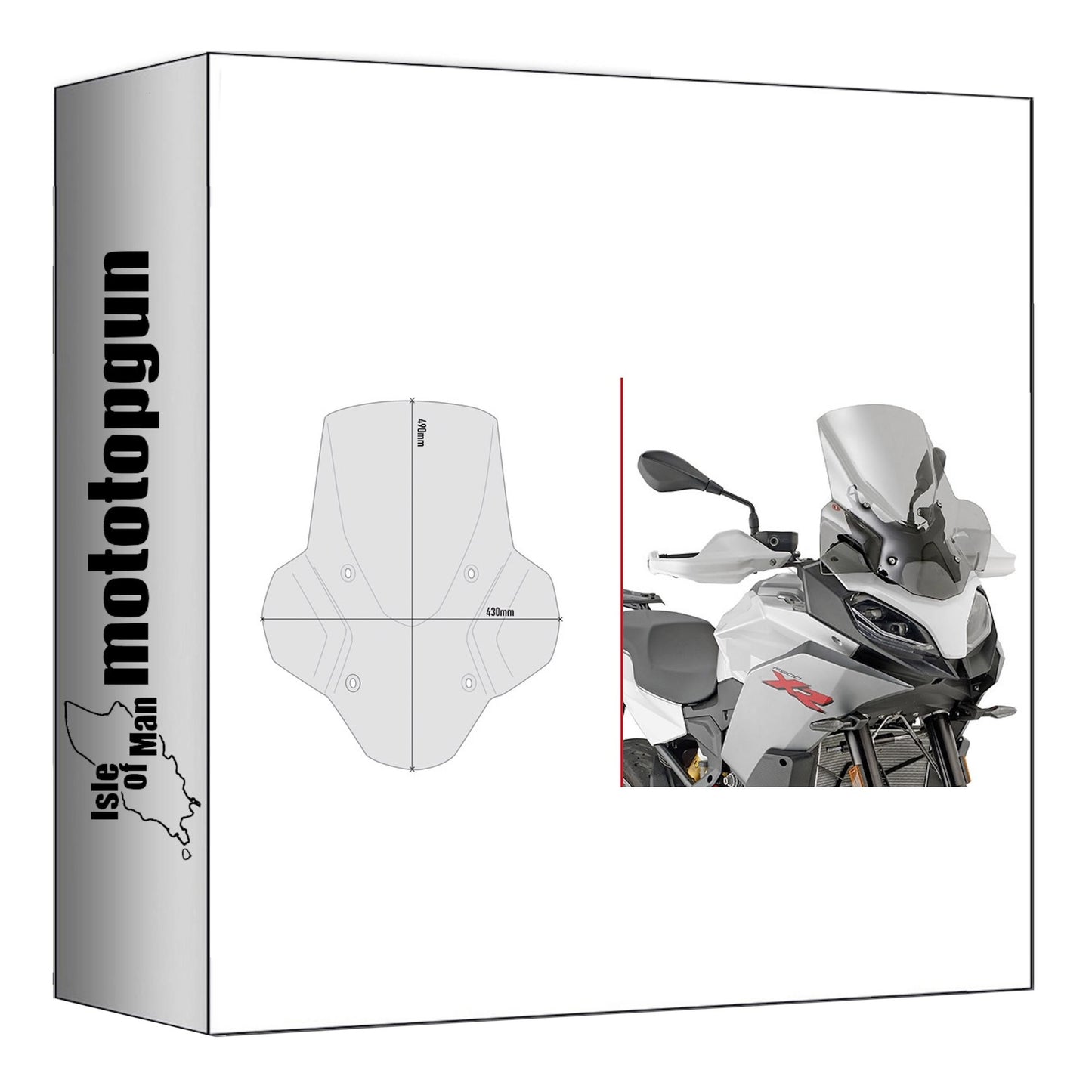 GIVI CUPOLINO FUMÉ D5137S COMPATIBILE CON BMW F 900 XR 20/24