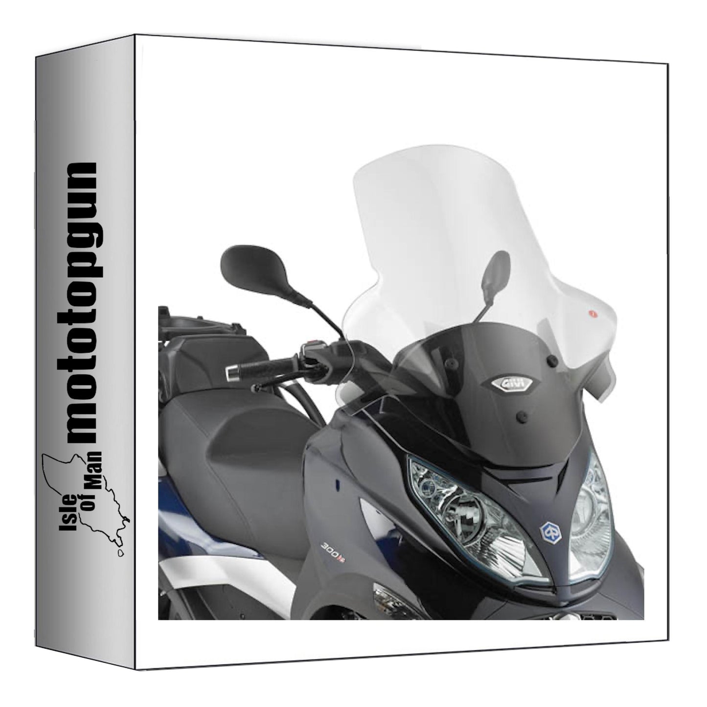 GIVI PARABREZZA TRASPARENTE D5601ST COMPATIBILE CON PIAGGIO MP3 TOURING 300-400 2011