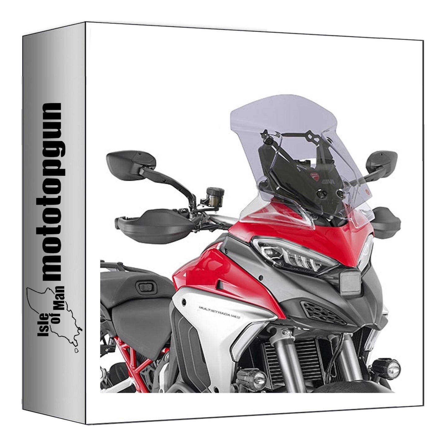 GIVI CUPOLINO FUMÉ D7413S COMPATIBILE CON DUCATI MULTISTRADA V4 / S 21/24