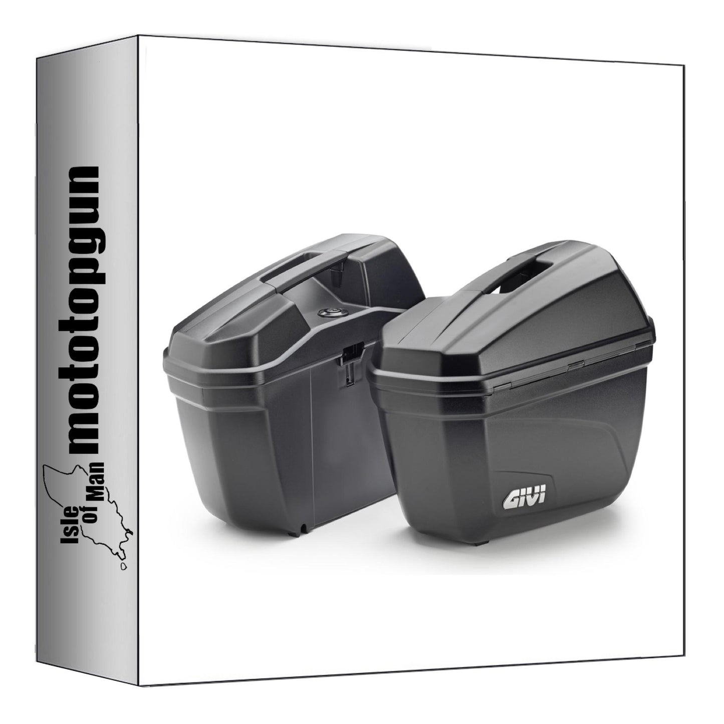 GIVI VALIGIE LATERALI E22N MONOKEY NERO 44 LT + ATACCO COMPATIBILE CON SUZUKI V-STROM 1050 DE 2023