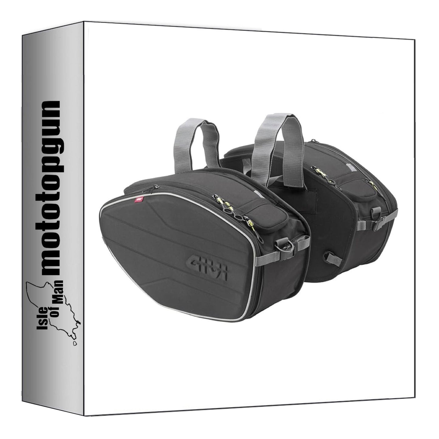 GIVI BORSE LATERALI EA101C NERO 60 LT + ATACCO COMPATIBILE CON TRIUMPH SPEED TRIPLE 1200 RS 21/24