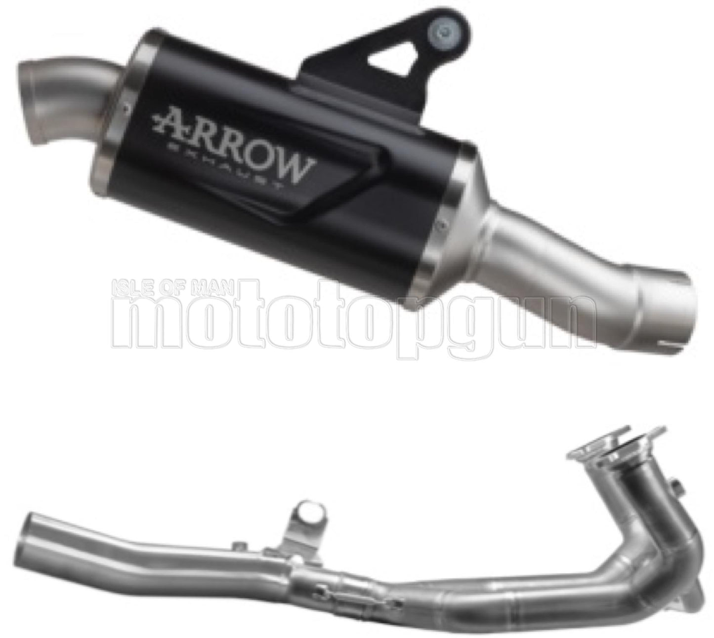 ARROW SCARICO COMPLETO OMOLOGATO OPEN INDY-RACE ALLUMINIO NERO E COLLETTORE IN TITANIO FONDELLO INOX COMPATIBILE CON BMW R 1300 RS 25/26