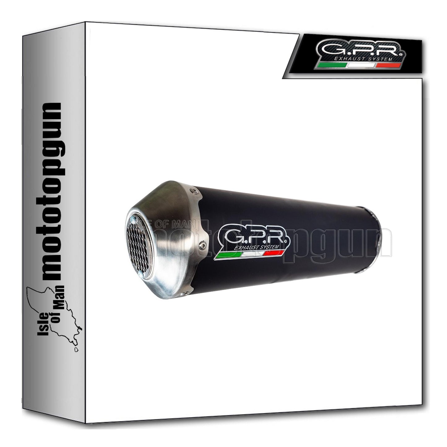 GPR YA.17.CAT.1.EVO4 SCARICO COMPLETO OMOLOGATO CATALIZZATO EVO4 ROAD NERO PER YAMAHA N-MAX 155 21/24