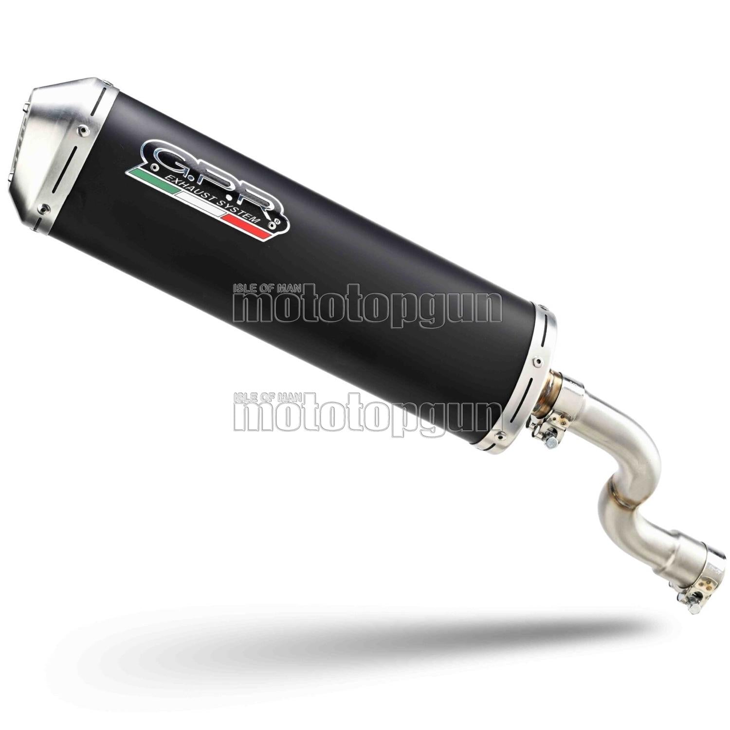 SCARICO COMPLETO GPR OMOLOGATO OPEN ALLUMINIO NERO EVO4 ROAD , DB-KILLER INCLUSO , PI.1.EVO4 COMPATIBILE CON PIAGGIO BEVERLY 350 SPORT TOURING 11/14