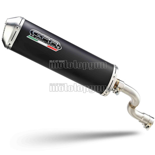 SCARICO COMPLETO GPR OMOLOGATO CATALIZZATO ALLUMINIO NERO EVO4 ROAD , DB-KILLER INCLUSO , PI.CAT.3.EVO4 COMPATIBILE CON PIAGGIO VESPA 125 3V PRIMAVERA 14/15
