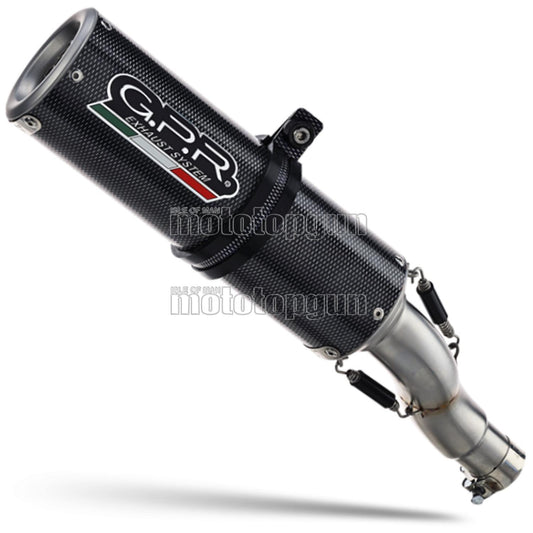SCARICO COMPLETO GPR OMOLOGATO CATALIZZATO CARBON LOOK M3 , DB-KILLER INCLUSO , E5.D.137.3.CAT.M3.PP COMPATIBILE CON DUCATI SCRAMBLER 800 URBAN MOTARD 21/23