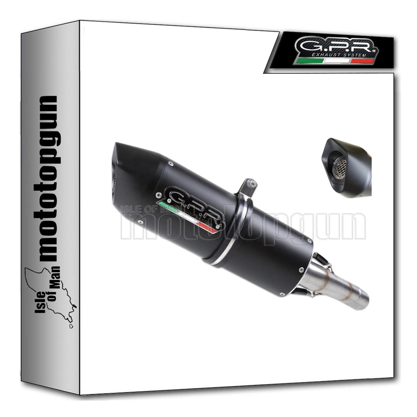 GPR CO.K.176.1.CAT.FNE4 SCARICO COMPLETO OMOLOGATO CATALIZZATO FURORE EVO4 NERO NERO PER KAWASAKI Z 900 21/24