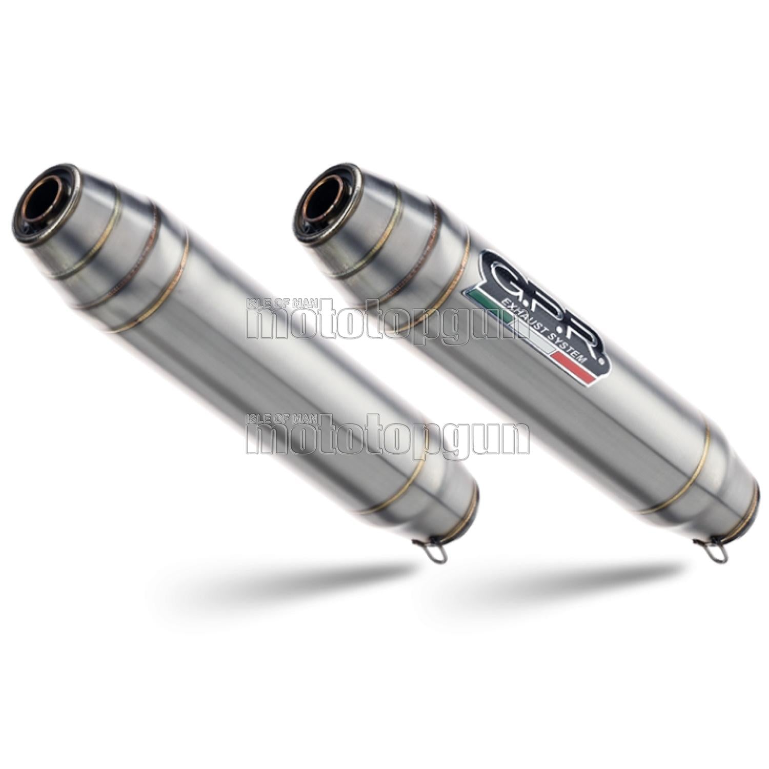 SCARICO GPR OMOLOGATO DOPPIO TERMINALE ACCIAIO DEEPTONE , DB-KILLER INCLUSO , BL.4.RE.1.DE COMPATIBILE CON BUELL XB 9 03/07