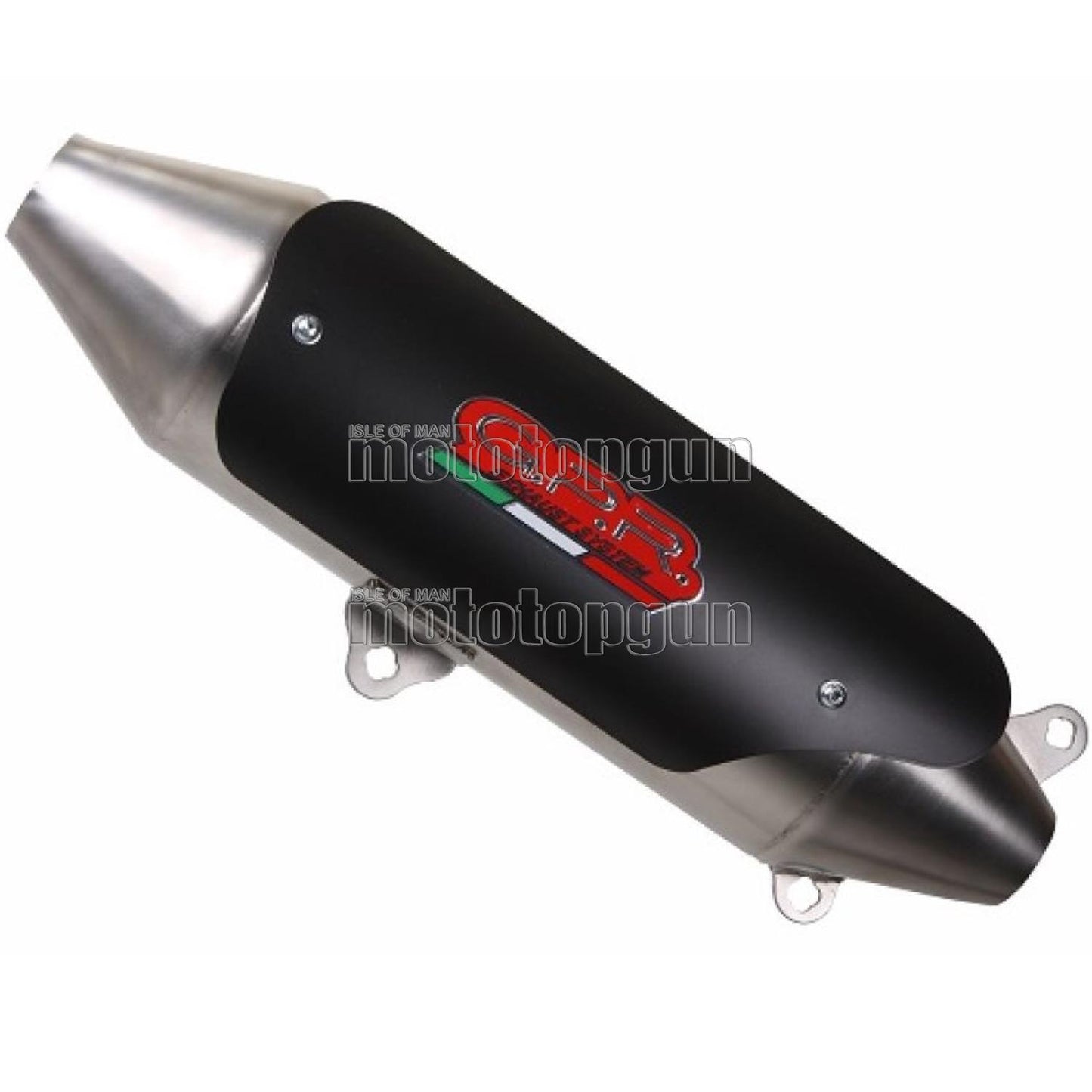 SCARICO GPR OMOLOGATO ACCIAIO POWER BOMB , DB-KILLER INCLUSO , QU.1.BOMB COMPATIBILE CON QUADRO 350 S 12/16