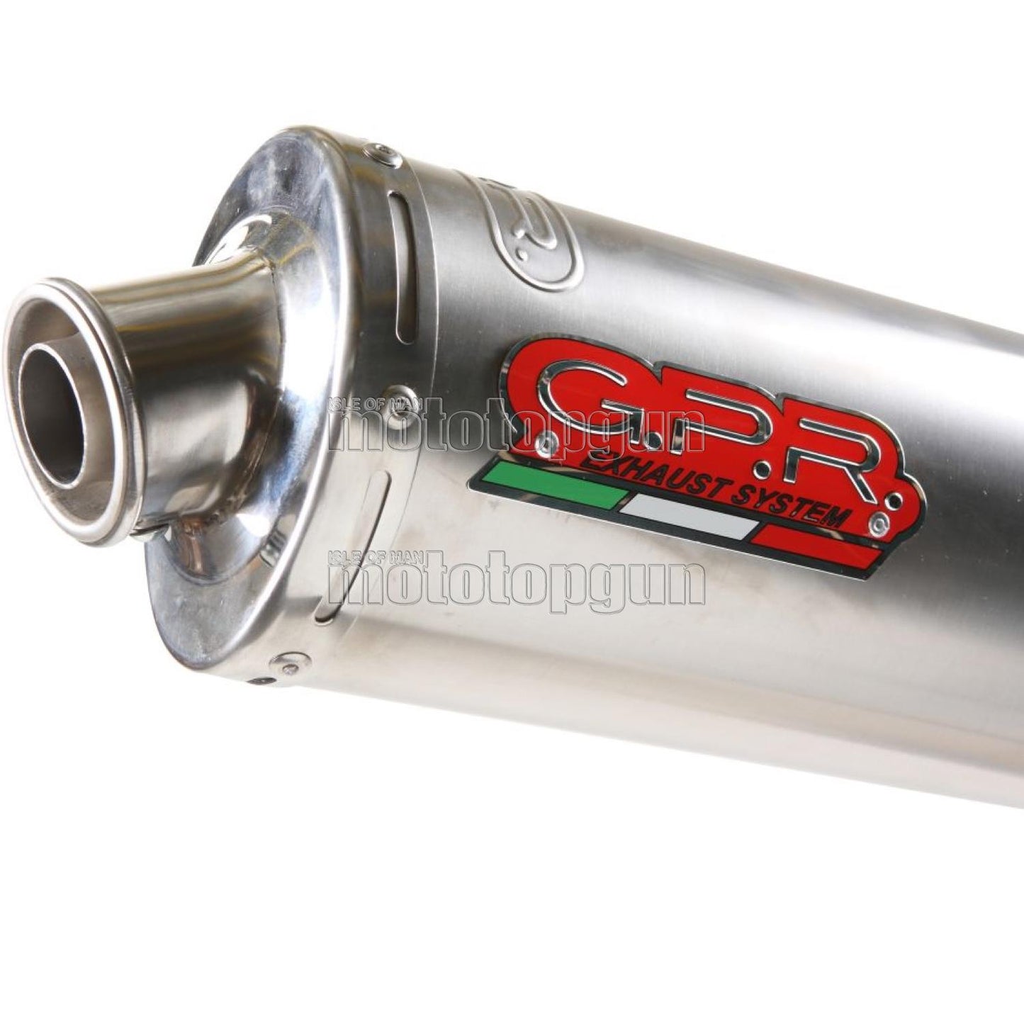 SCARICO GPR OMOLOGATO ACCIAIO TONDO , DB-KILLER INCLUSO , K.20.IT COMPATIBILE CON KAWASAKI ZX-7R - ZX750F 01/02