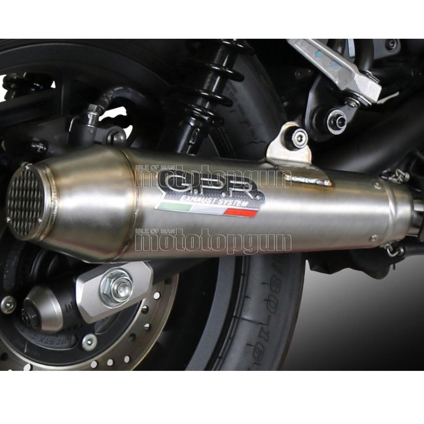 SCARICO GPR OMOLOGATO ACCIAIO ULTRACONE , DB-KILLER INCLUSO , E5.T.101.1.ULTRA COMPATIBILE CON TRIUMPH SCRAMBLER 400 X 23/25