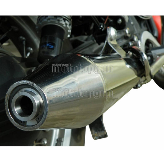 SCARICO GPR OMOLOGATO ACCIAIO VINTACONE , DB-KILLER INCLUSO , BW.86.VIC COMPATIBILE CON BMW R 80 GS 80/87