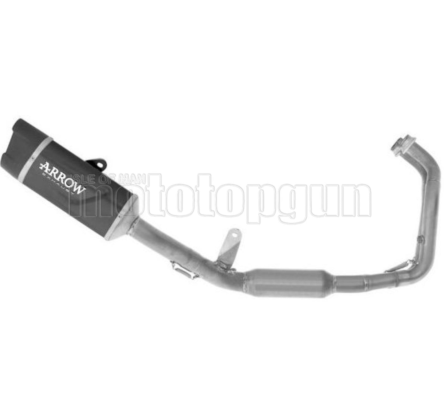 ARROW SCARICO COMPLETO OMOLOGATO OPEN INDY-RACE EVO ALLUMINIO NERO FONDELLO CARBY COMPATIBILE CON YAMAHA MT07 MT-07 2025