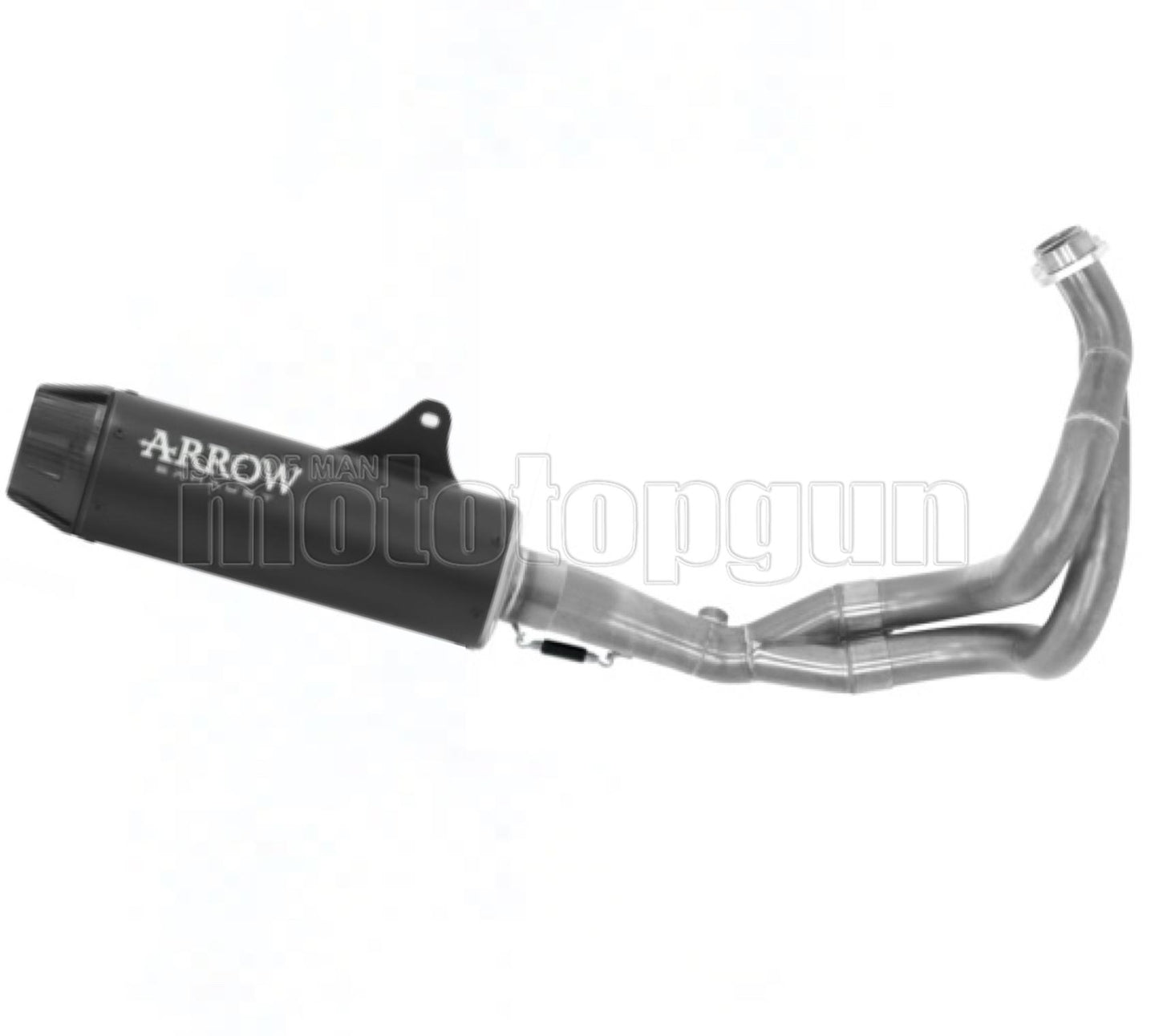 SCARICO RACE ARROW REBEL IN ALLUMINIO NERO CON FONDELLO IN CARBY COMPATIBILE CON KAWASAKI Z650 Z-650 RS 21/23