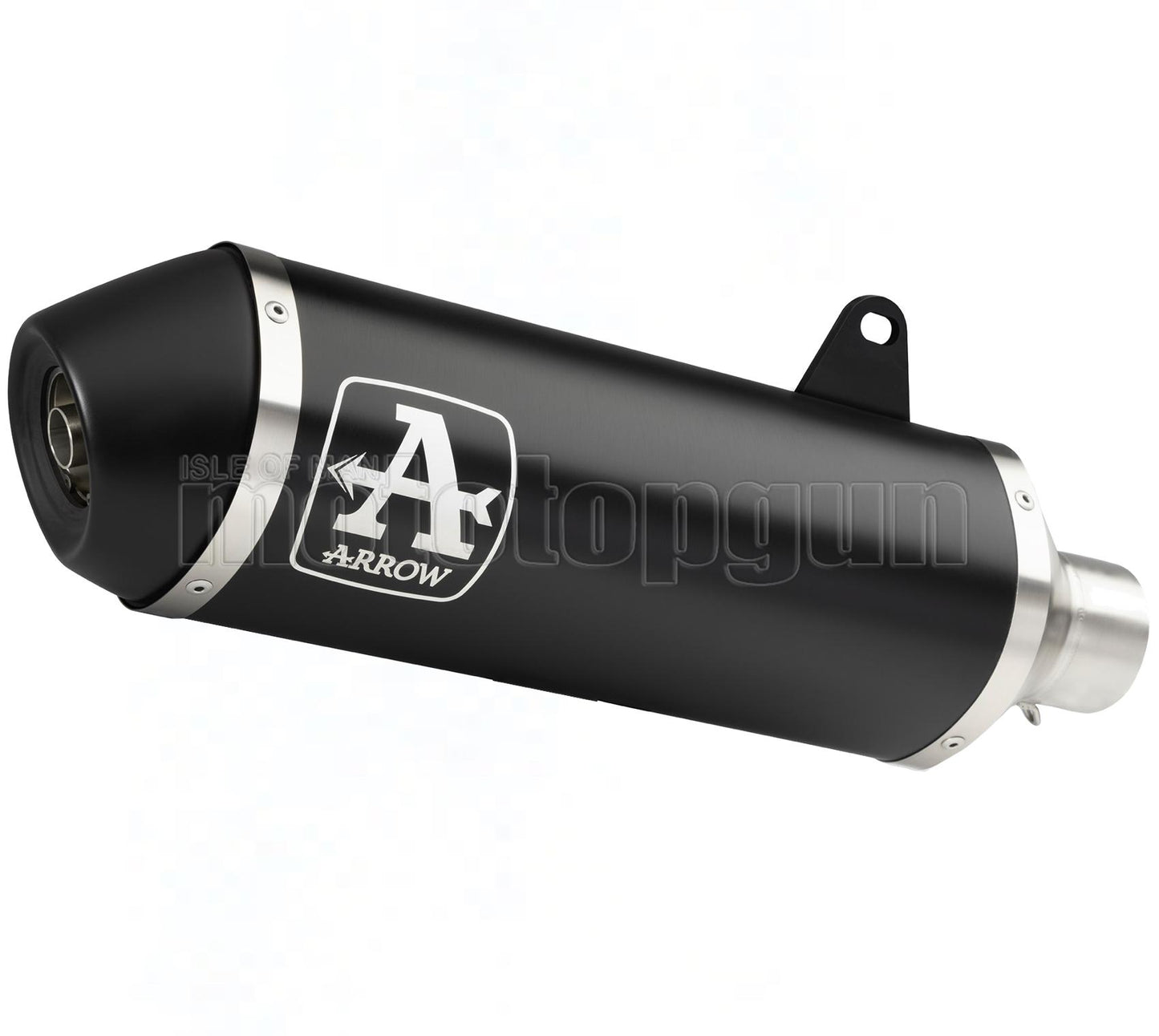SCARICO OMOLOGATO ARROW URBAN IN ALLUMINIO NERO CON FONDELLO IN INOX NERO COMPATIBILE CON PIAGGIO MP3 500 LT 17/18