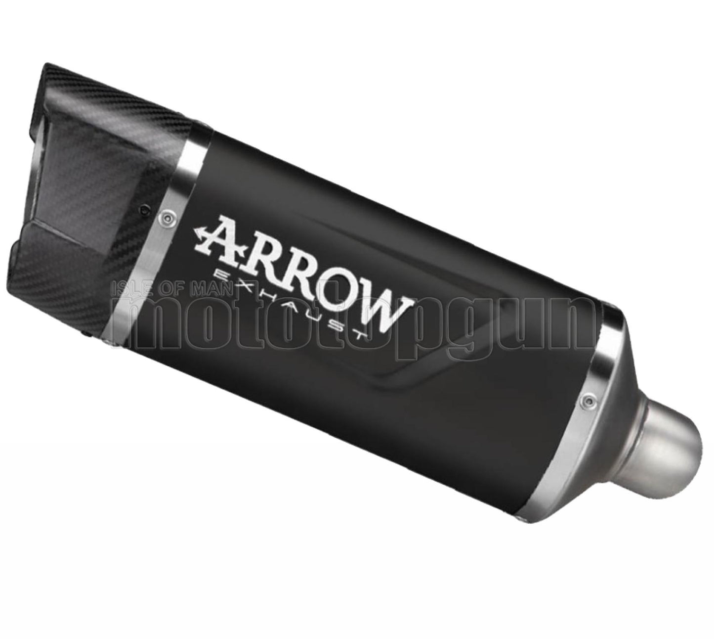 SCARICO OMOLOGATO ARROW INDY-RACE EVO IN ALLUMINIO NERO CON FONDELLO IN CARBY COMPATIBILE CON HONDA MT10 MT-10 22/24