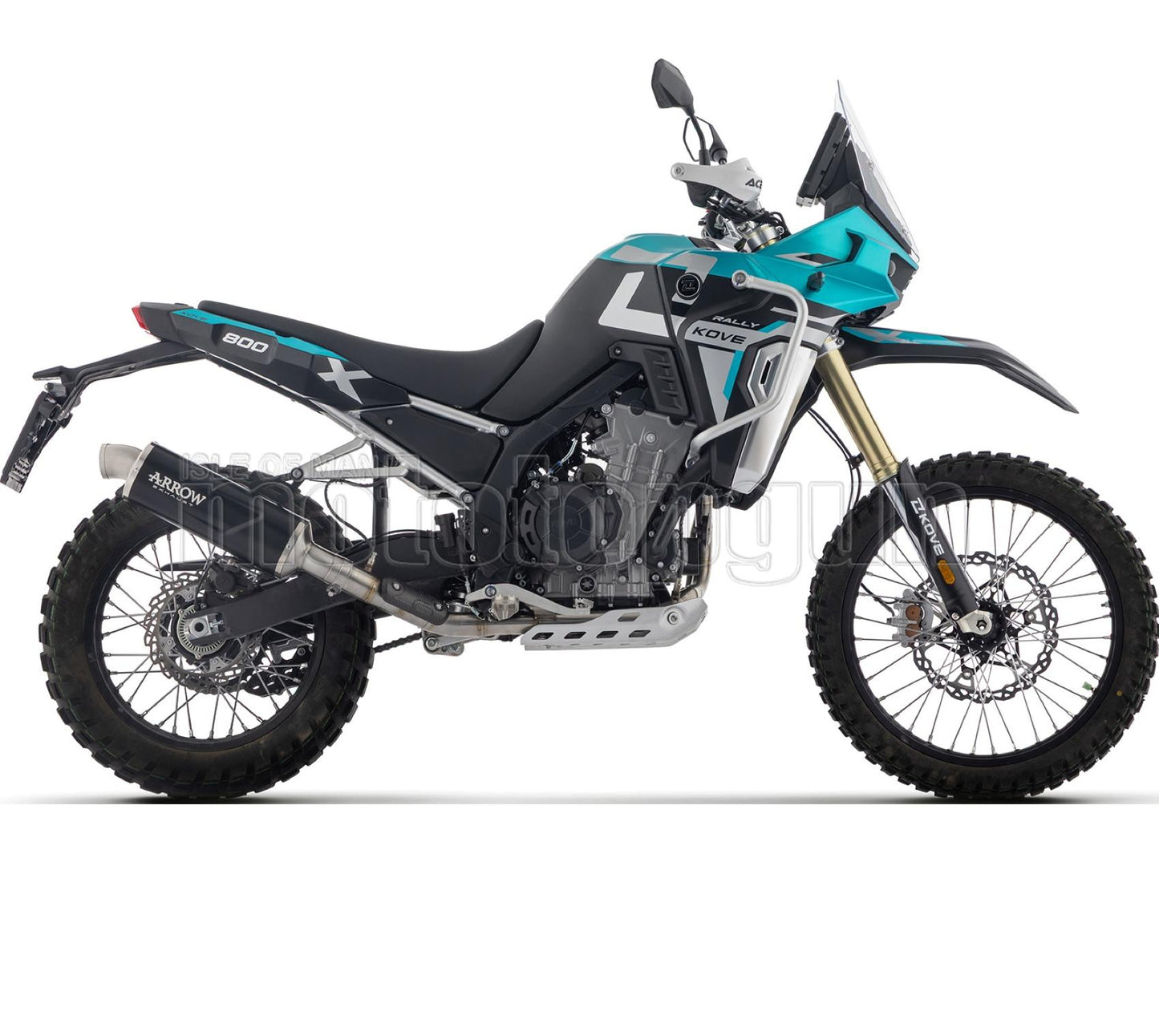 ARROW SCARICO OMOLOGATO INDY-RACE EVO ALLUMINIO NERO COMPATIBILE CON KOVE 800 X PRO / RALLY 2025