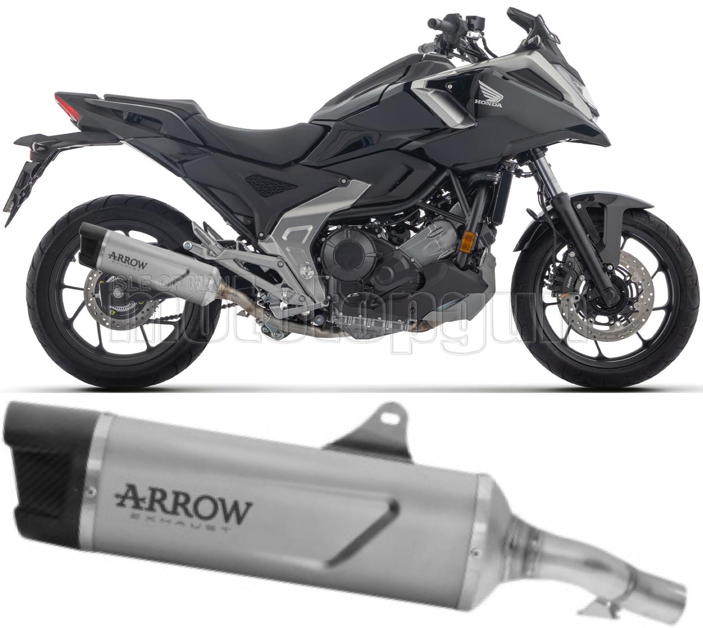 ARROW SCARICO OMOLOGATO INDY-RACE EVO TITANIO FONDELLO CARBY COMPATIBILE CON HONDA NC 750 X 2025