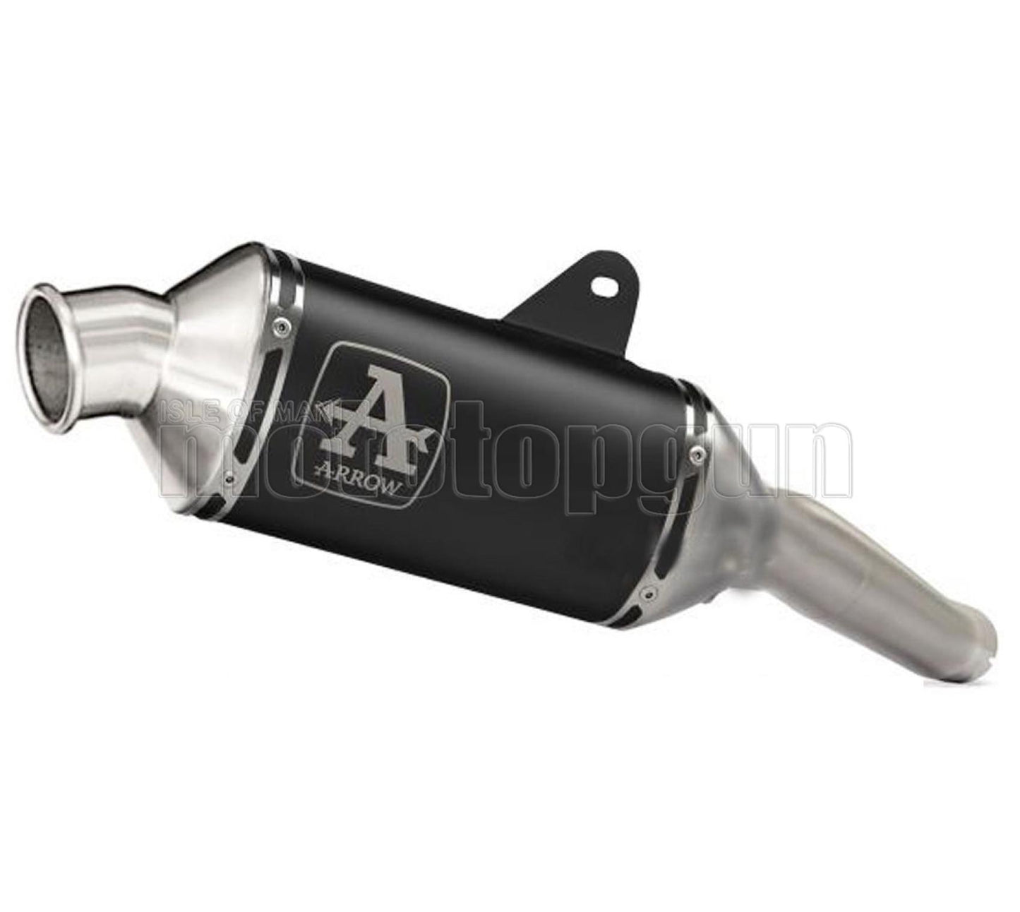 SCARICO OMOLOGATO ARROW INDY-RACE IN ALLUMINIO NERO CON FONDELLO IN INOX COMPATIBILE CON MOTO MORINI X-CAPE 650 22/23