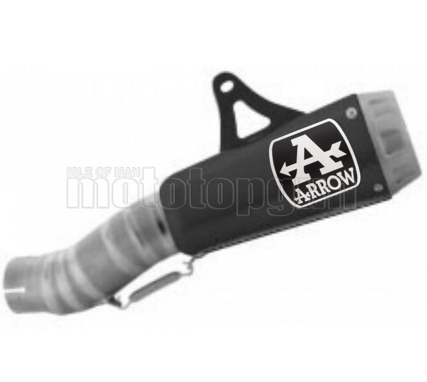 SCARICO OMOLOGATO OPEN ARROW PRO-RACE IN ALLUMINIO NERO CON FONDELLO IN INOX COMPATIBILE CON KAWASAKI ZX-10RR ZX-10 RR 21/23