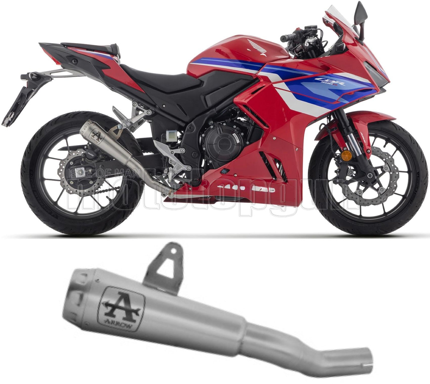 SCARICO OMOLOGATO ARROW PRO-RACE IN NICHROM COMPATIBILE CON HONDA CBR 500 R 2024