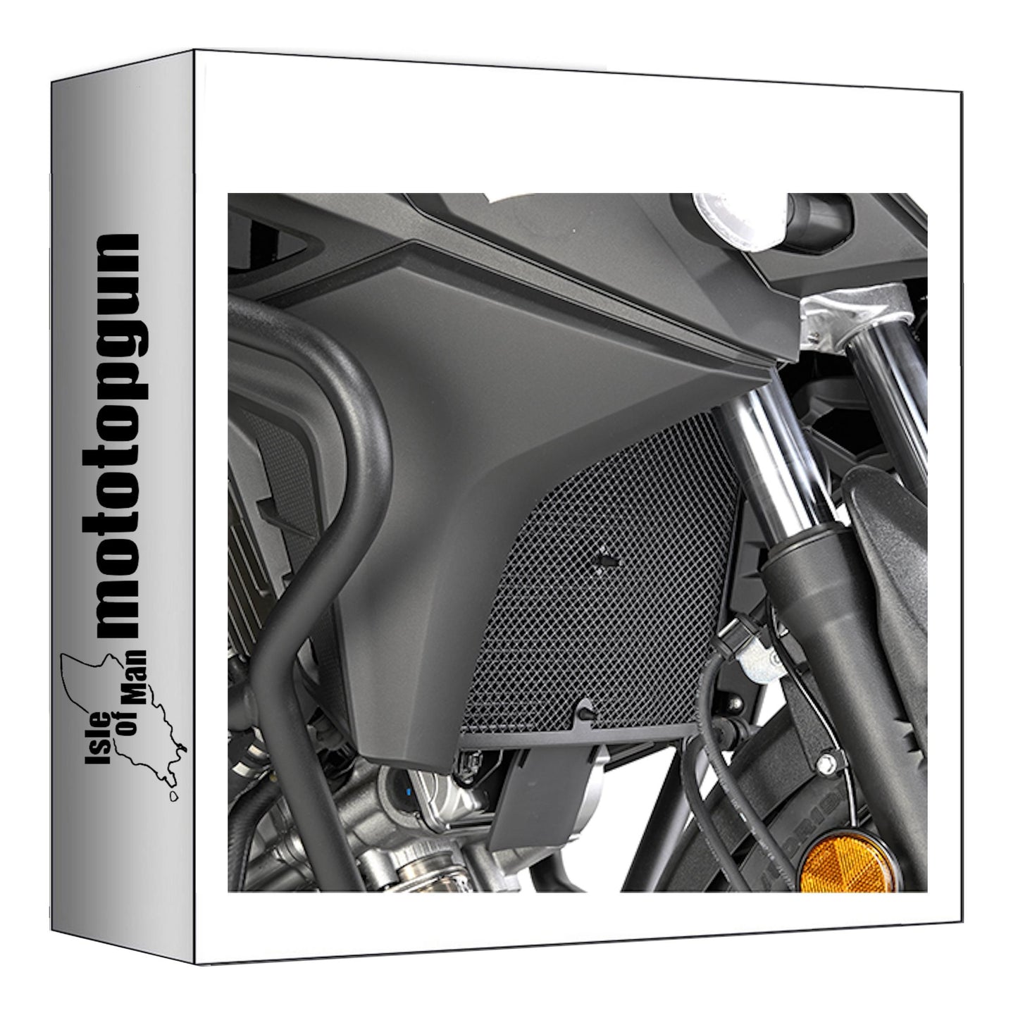 GIVI PROTEZIONE RADIATORE ACCIAIO NERO PR3112 COMPATIBILE CON SUZUKI DL 650 V-STROM 17/24