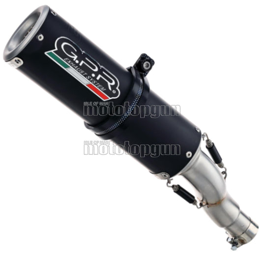 SCARICO COMPLETO GPR RACING OPEN TITANIO NERO M3 , DB-KILLER NON INCLUSO , CO.K.176.RACE.M3.BT COMPATIBILE CON KAWASAKI Z 900 - ZR 900 B FULL POWER 20/20