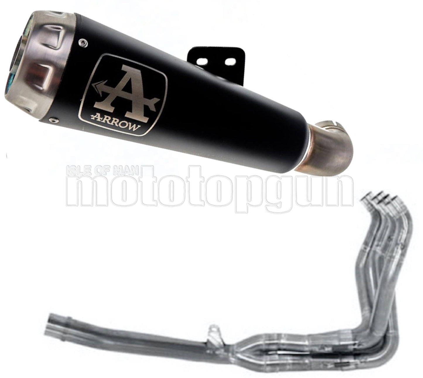 SCARICO COMPLETO OMOLOGATO CATALIZZATO ARROW PRO-RACE IN NICHROM NERO CON FONDELLO IN INOX COMPATIBILE CON SUZUKI GSX-R 1000 17/20