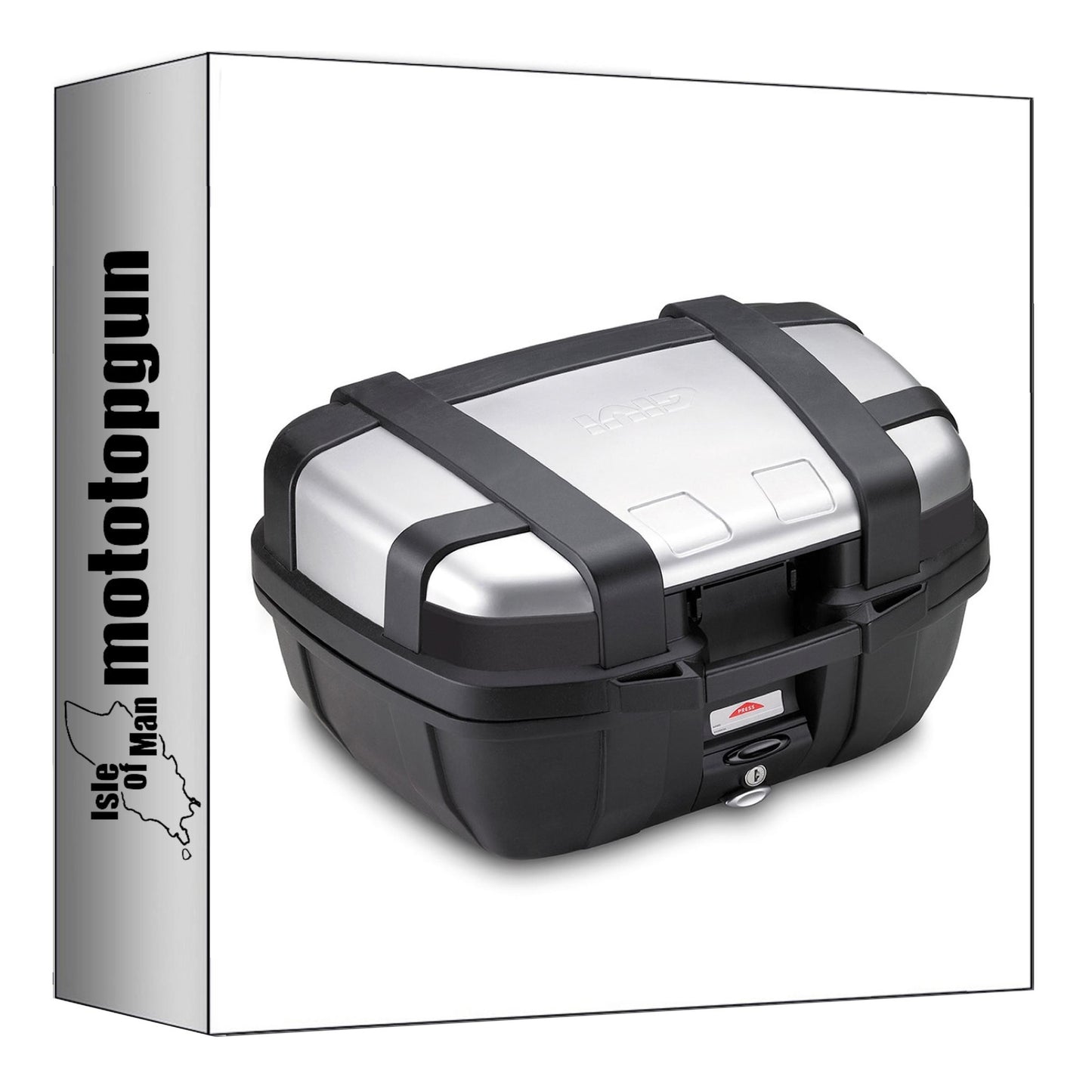 GIVI BAULETTO TRK52N MONOKEY TREKKER ALLUMINIO 52 LT + ATACCO COMPATIBILE CON BMW R 1200 R 06/10
