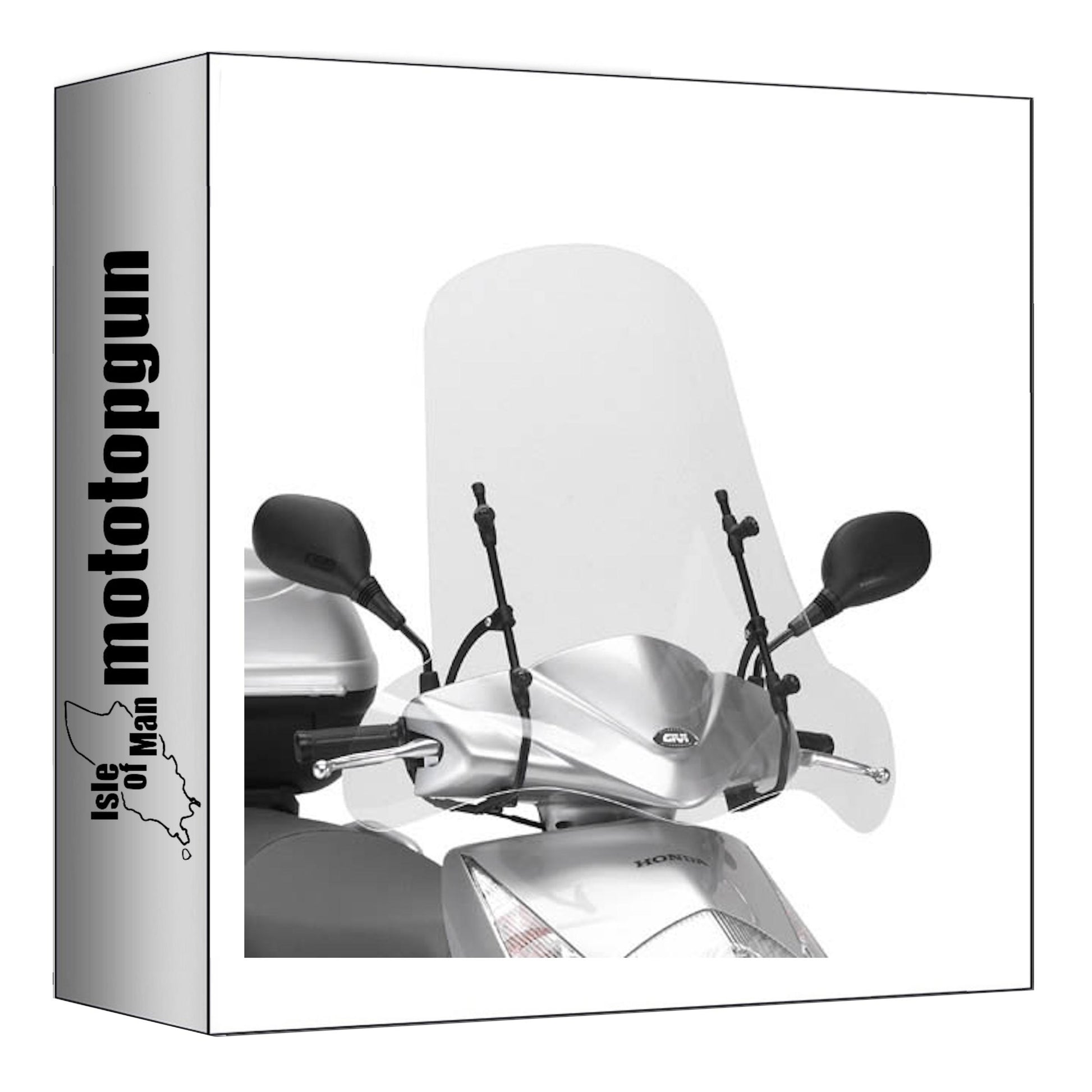 GIVI PARABREZZA TRASPARENTE 102A + ATACCO COMPATIBILE CON YAMAHA CIGNUS X 125 07/15