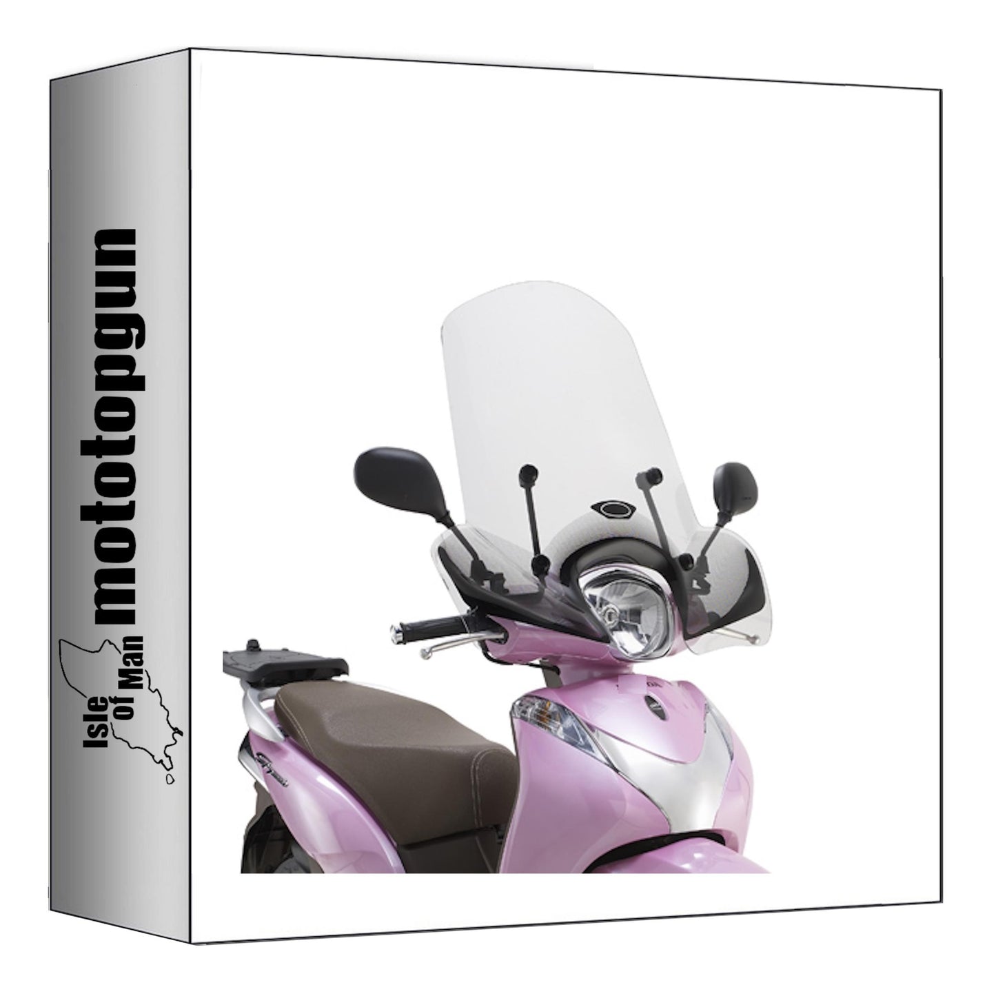 GIVI PARABREZZA TRASPARENTE 1125A + ATACCO COMPATIBILE CON HONDA SH MODE 125 13/20