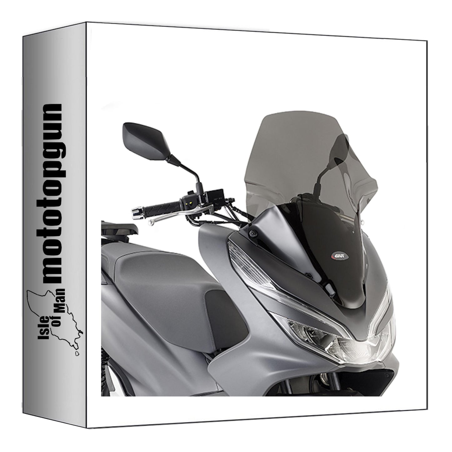 GIVI PARABREZZA FUMÉ 1129D + ATACCO COMPATIBILE CON HONDA PCX 125 18/20