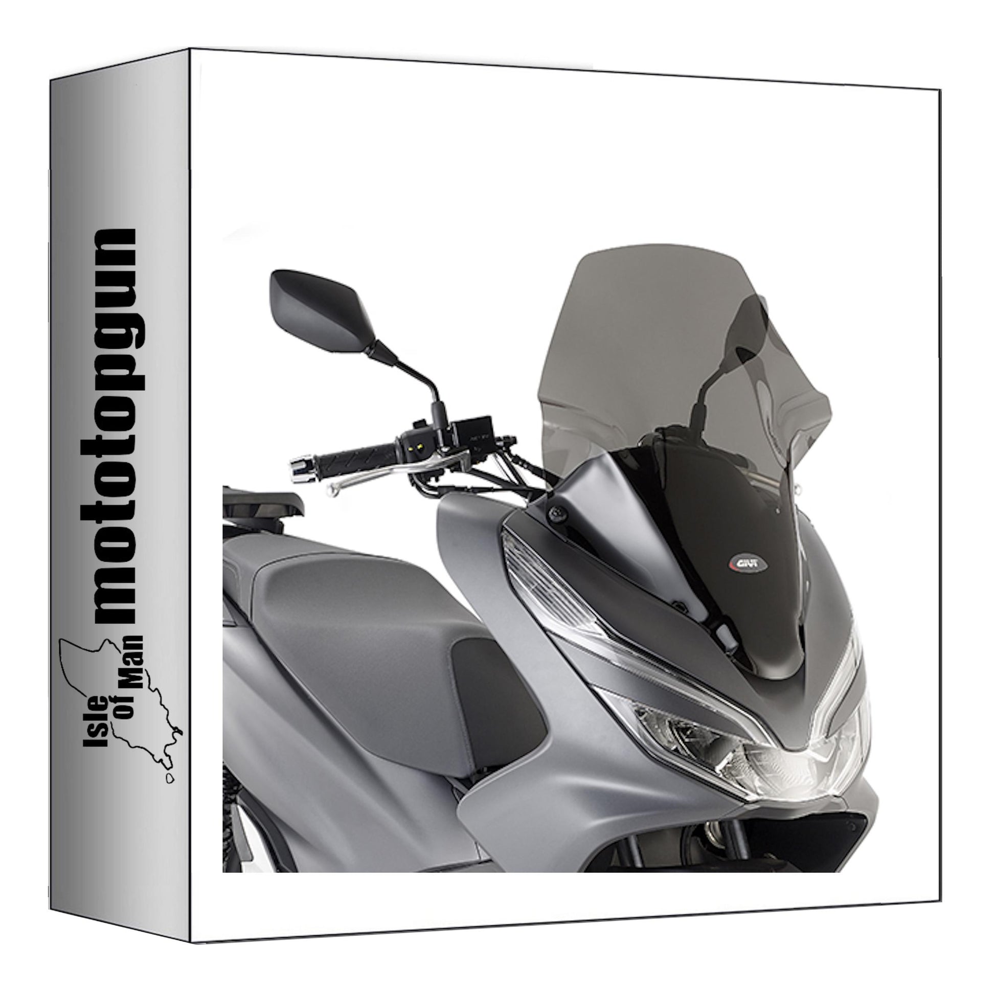 GIVI PARABREZZA FUMÉ 1129D + ATACCO COMPATIBILE CON HONDA PCX 125 18/20