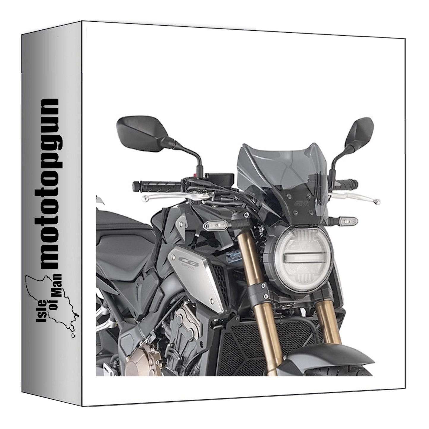 GIVI CUPOLINO FUMÉ 1173S + ATACCO COMPATIBILE CON HONDA CB 1000 R 18/20