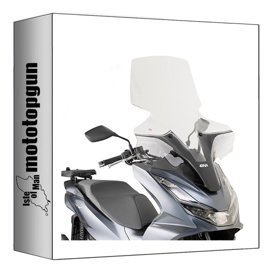 GIVI PARABREZZA TRASPARENTE 1190DT + ATACCO COMPATIBILE CON HONDA PCX 125 21/24