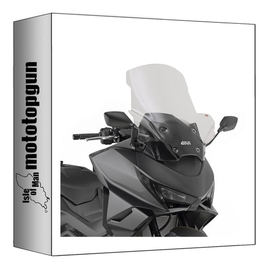 GIVI PARABREZZA TRASPARENTE 1211DT + ATACCO COMPATIBILE CON HONDA FORZA 750 2025